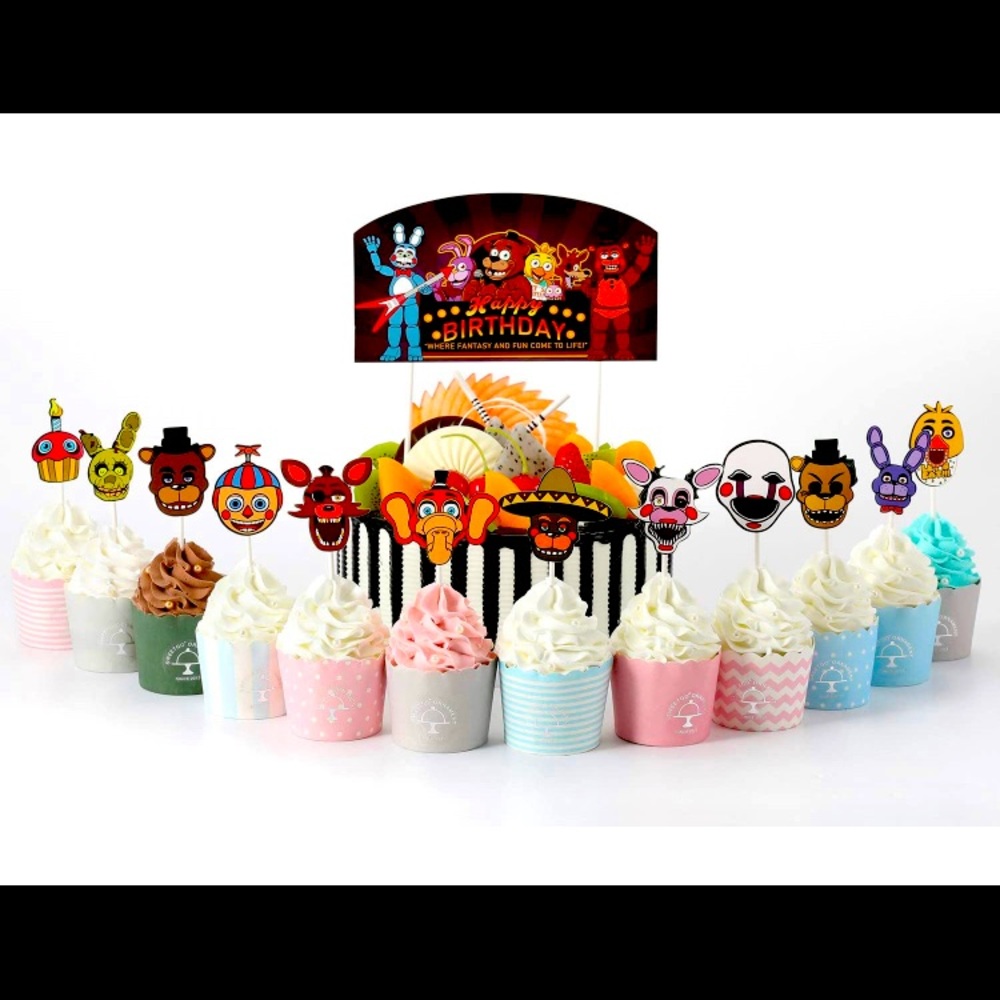 Five Nights at Freddy’s Cake & Cupcake Toppers